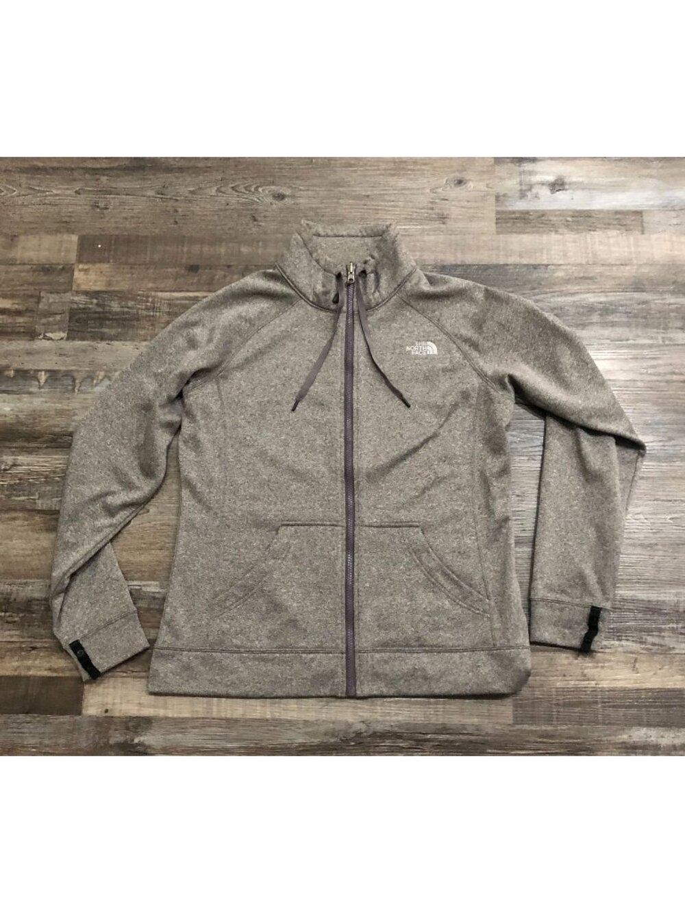 The North Face Womens Large Gray Full Zip Jacket